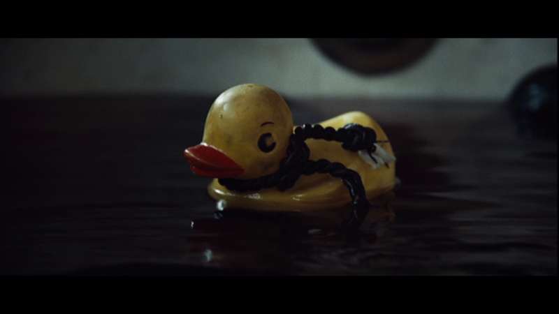The rubber duck is a running thing in the game series...